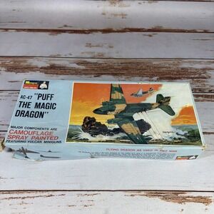 Monogram Puff the Magic Dragon AC‑47 Gunship Model Kit Scale Aircraft Open Box